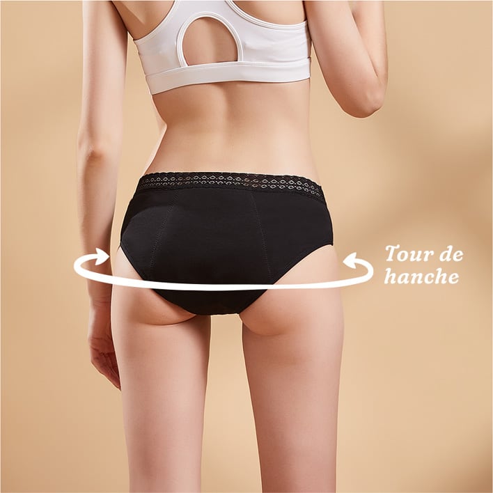 LA Meilleur culotte menstruelle avis, quelle taille choisir pour la culotte périodique flux abondant